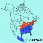Eastern Meadowlark range map