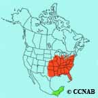 Prothonotary Warbler range map